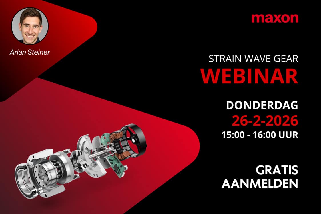 Webinar: Strain Wave Gear – high-precision motion control voor robotica en automatisering 12