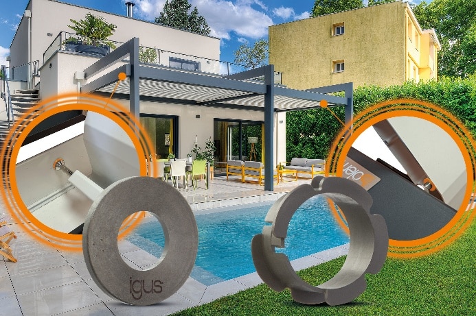 Zomer, zon en lagere onderhoudskosten: igus maakt pergola’s onderhoudsvrij 1