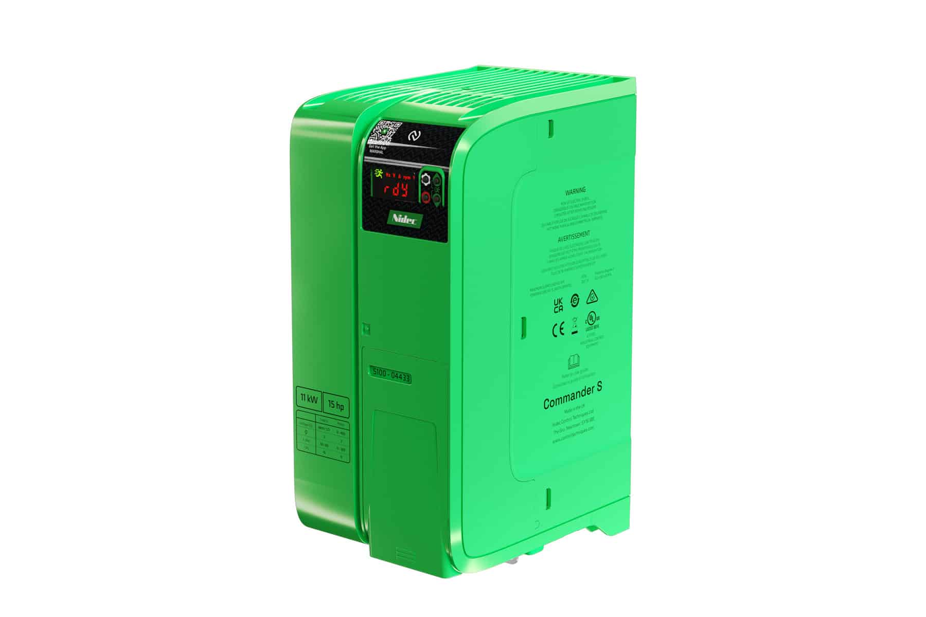 NIDEC DRIVES BREIDT DE COMMANDER S REEKS UIT TOT 11 KW 1